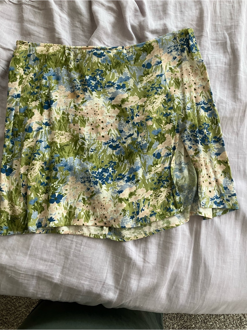 Reformation Floral Margot Mini Skirt